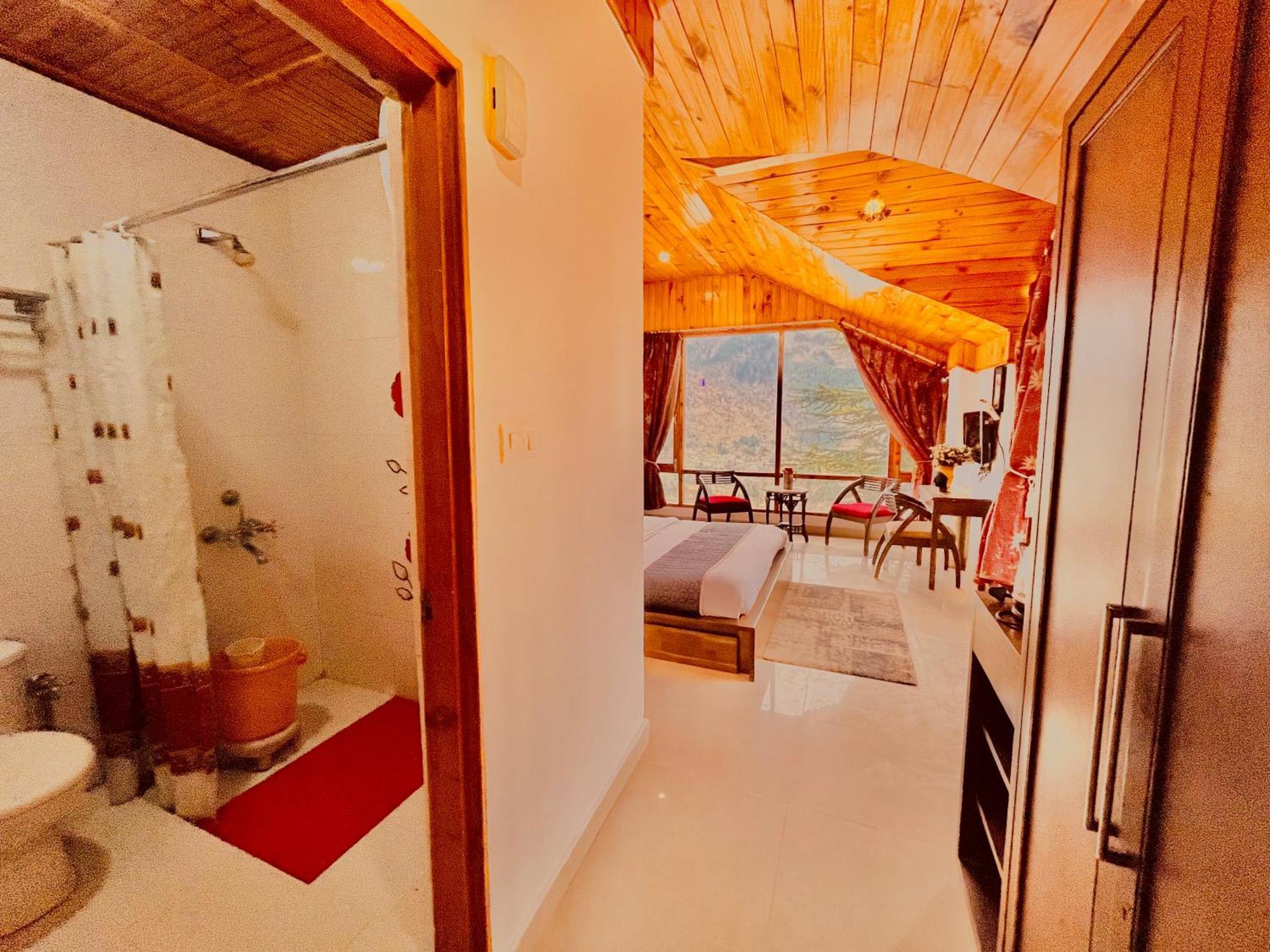 Nature Valley View Resort Manali 2 Bedrooms Luxury Cottages And Valley View מראה חיצוני תמונה